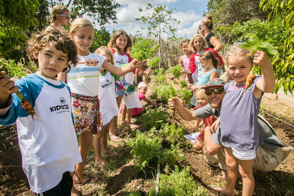 Kids at the Farm at Rancho Santana Nicaragua