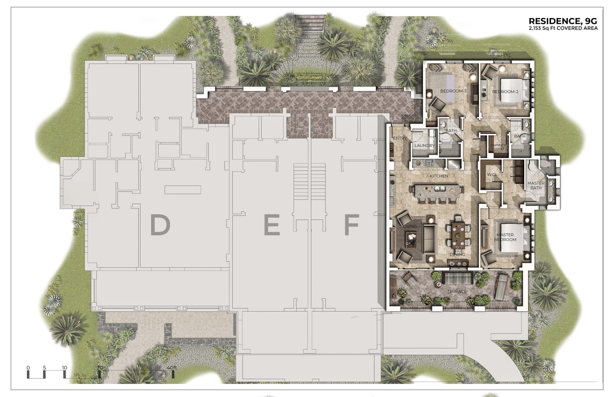 Illustration of The Residences at Rancho Santana.