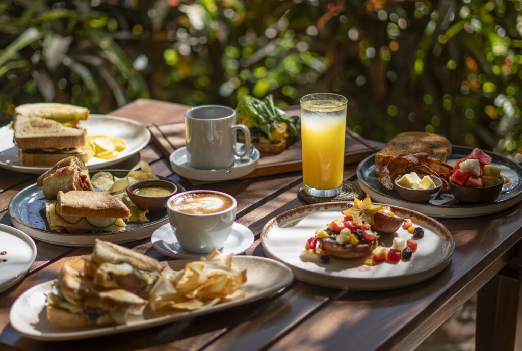 view of a brunch in Rancho Santana restaurant