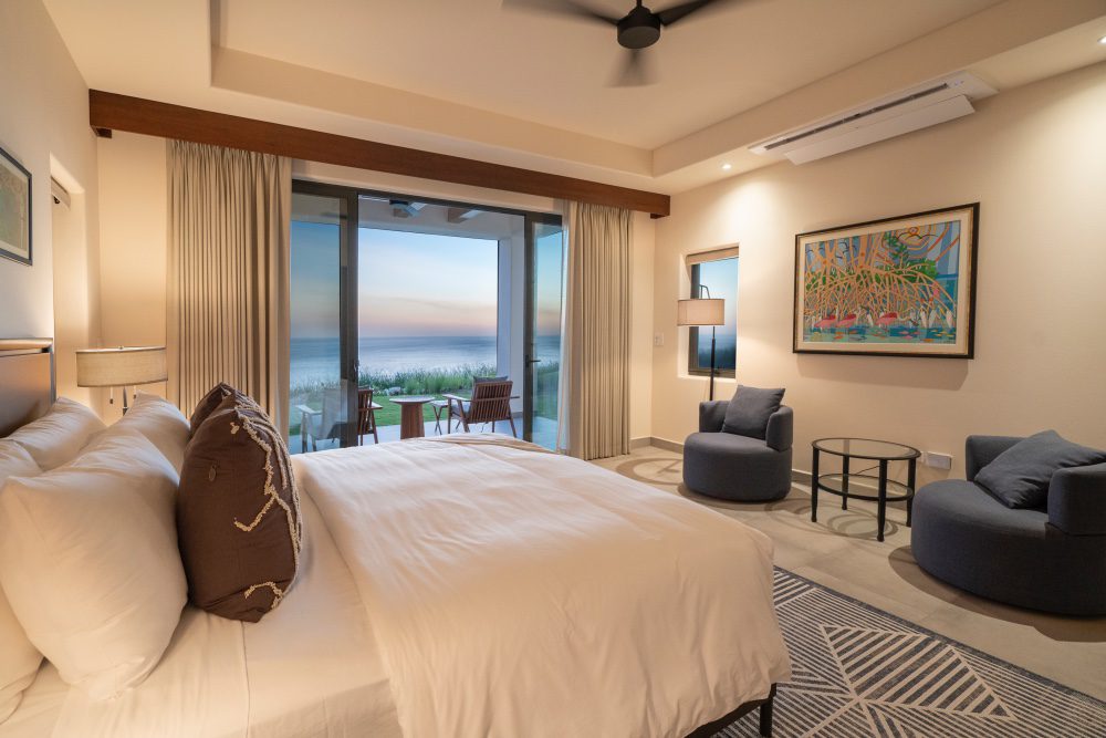 view of the bedroom of the ocean view home - Casa Tuncan in Rancho Santana