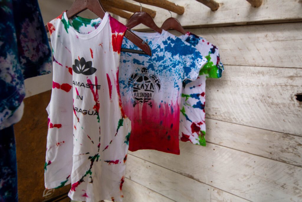 tie and dye at Rancho Santana